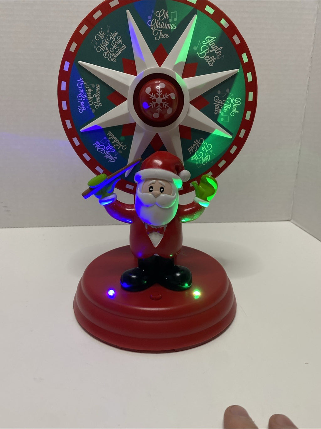 Gemmy Industries 2018 Menards LED Animated Christmas Wheel RARE