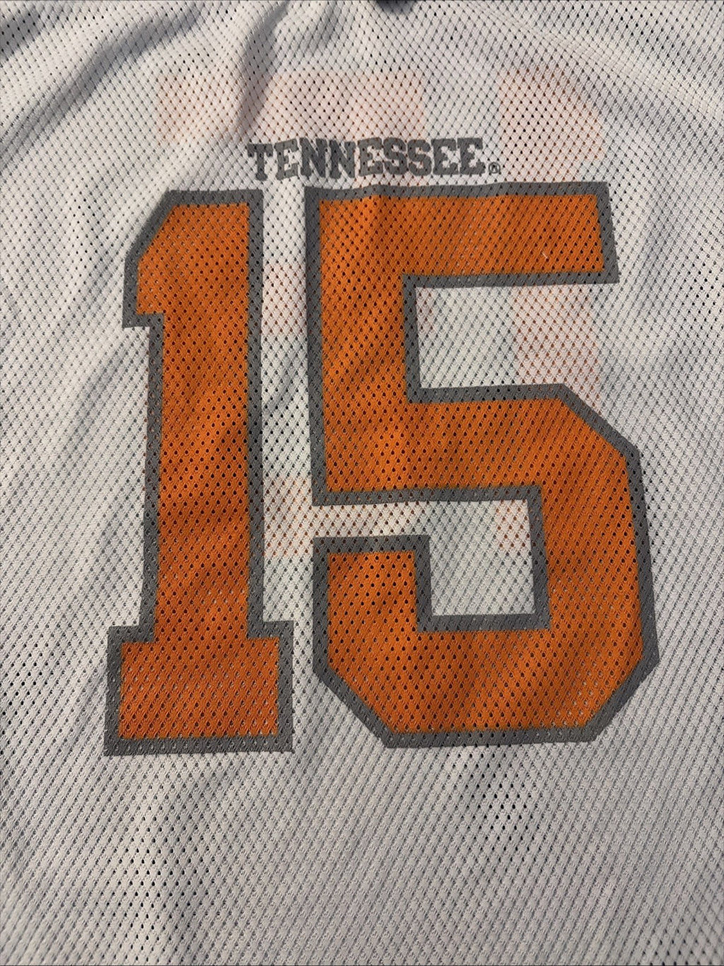 Starter Men’s XL  Tennessee Volunteer Football Jersey Number 15 White