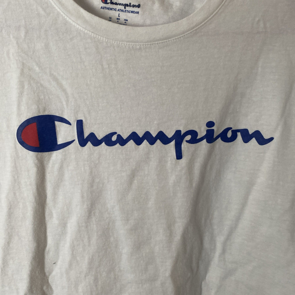 Champion White t-shirt size Large