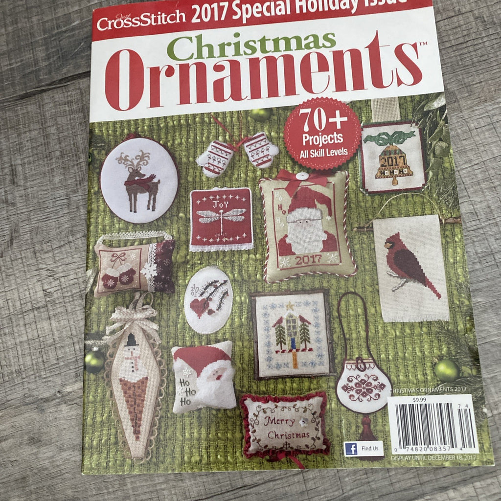 Cross Stitch Christmas ornaments 2017 Special Holiday Issue