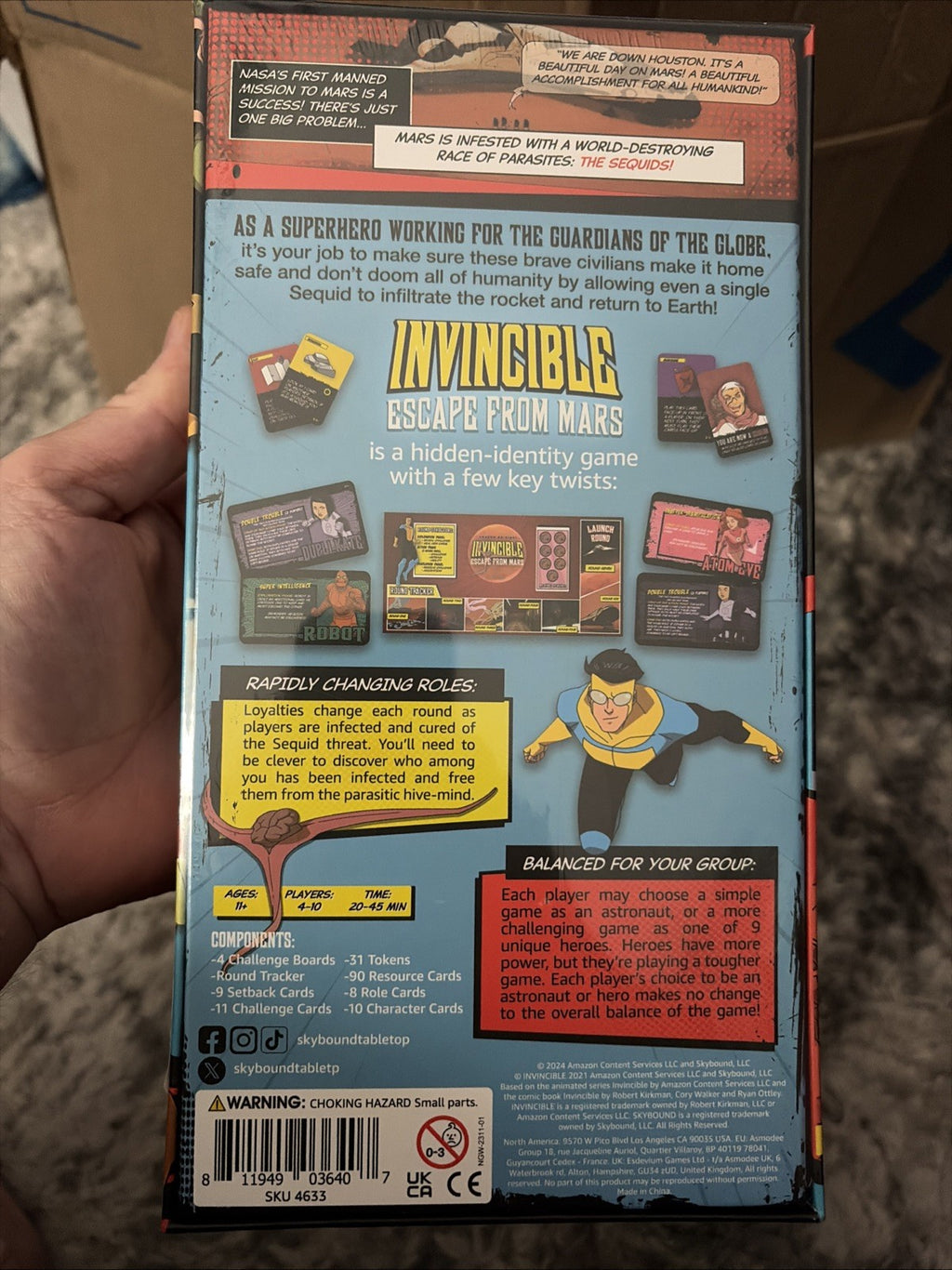 Invincible: Escape from Mars Brand New Sealed