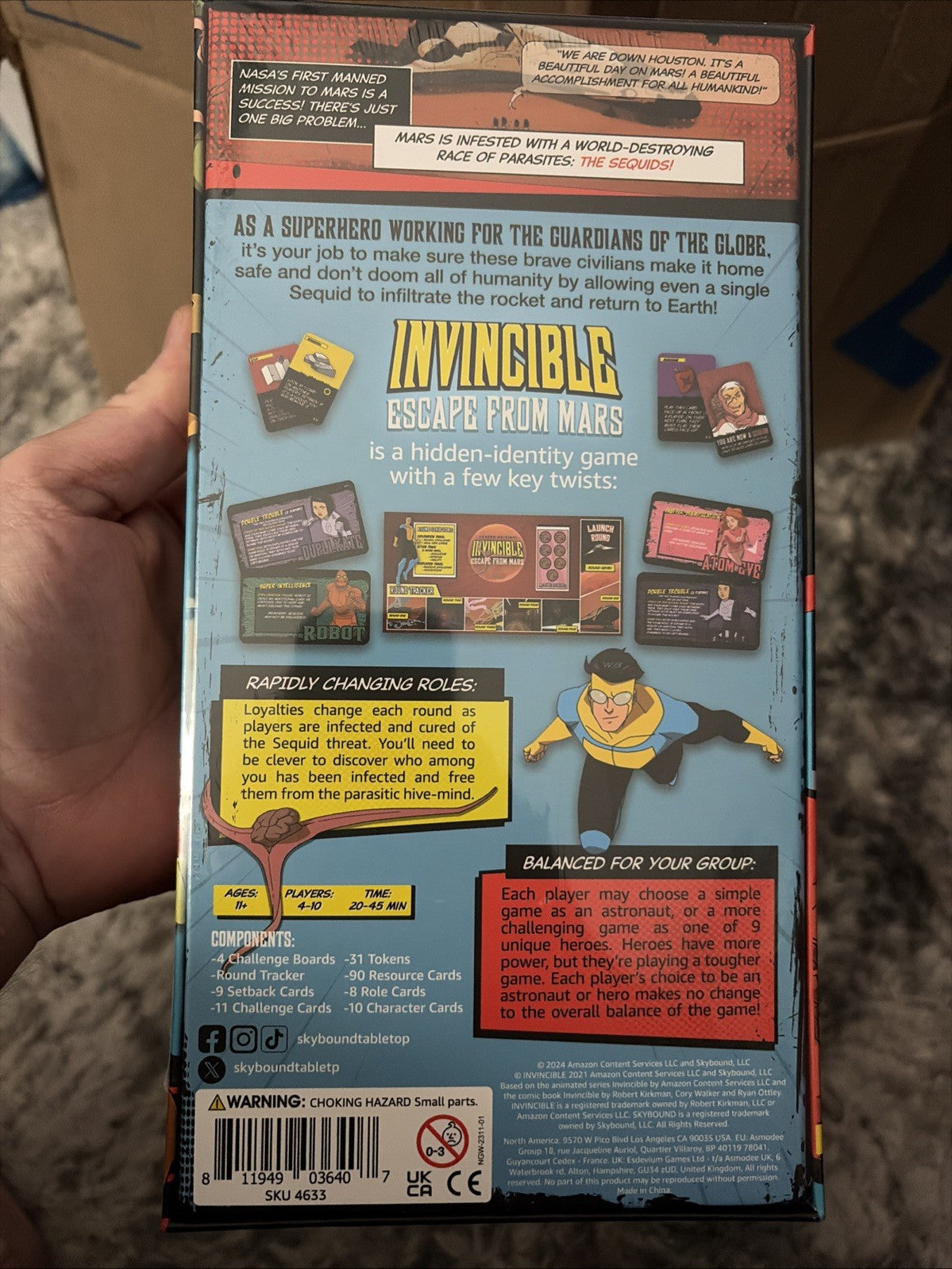 Invincible: Escape from Mars Brand New Sealed