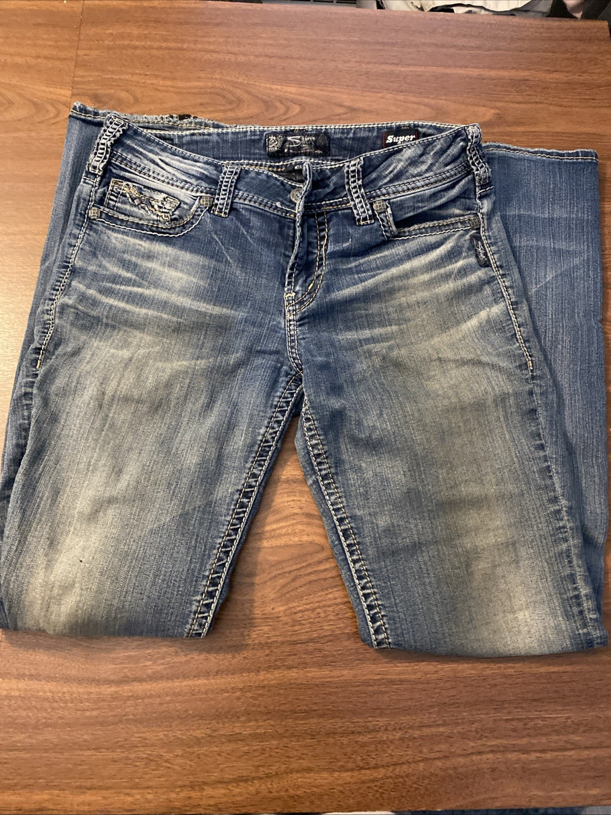 Silver Jeans Co Suki Mid Slim Boot Super Stretch W30/L33