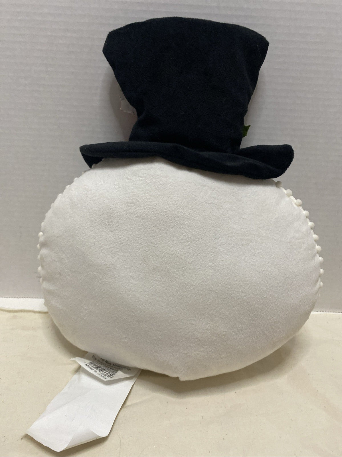 Holiday Time 14" Snowman Christmas Decorative Pillow
