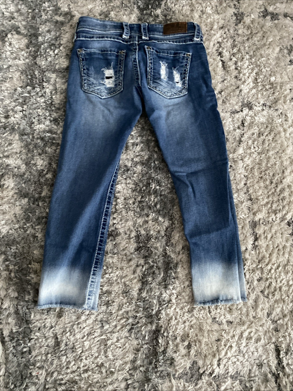 BKE Buckle  Stella Skinny Women’s Jeans Size 27L x 22 Cut Off