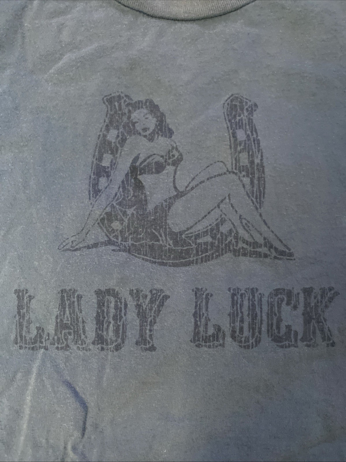 Aeropostale extra extra large T-shirt lady luck dark blue￼short shirt
