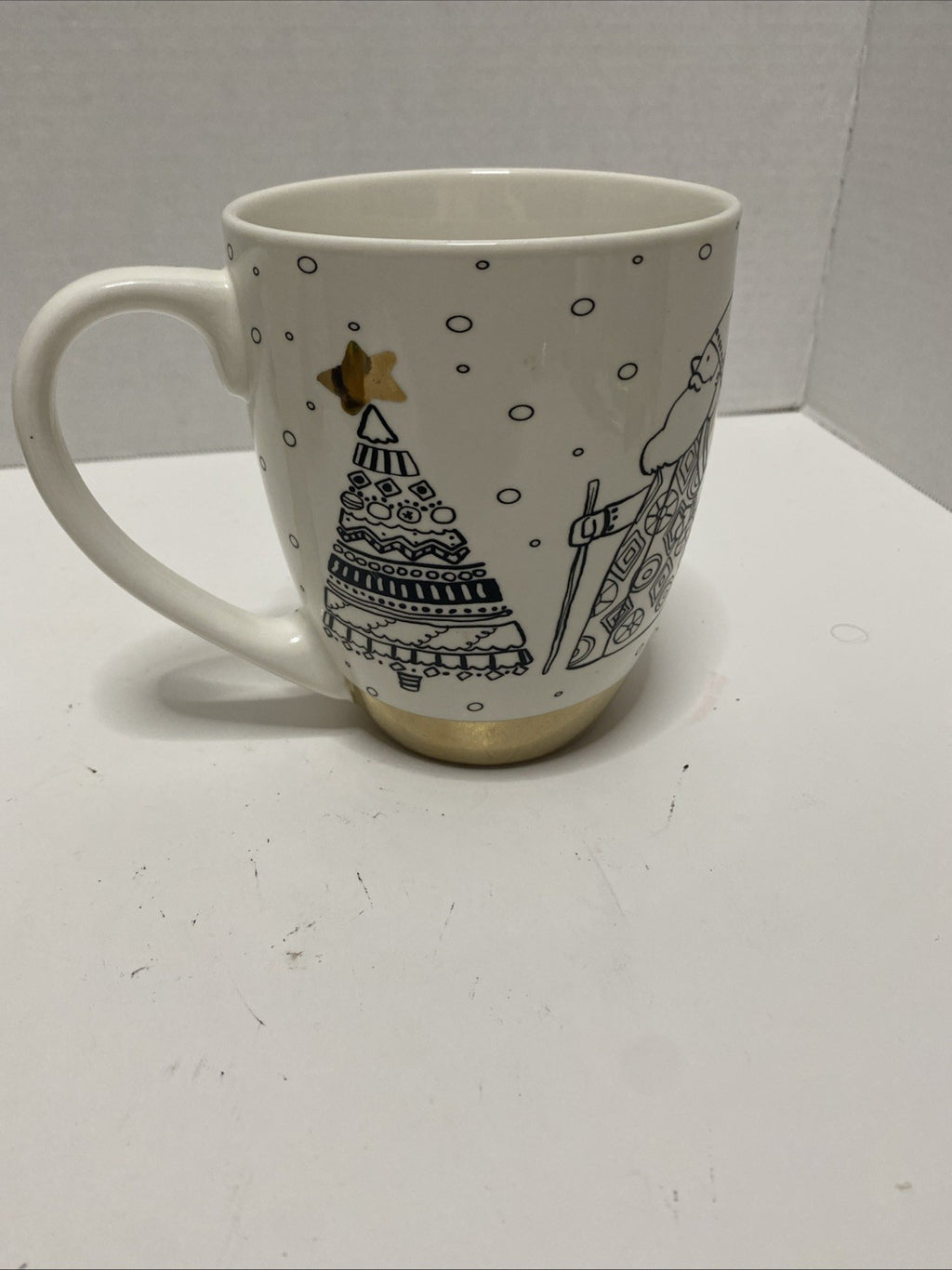 Santa Christmas Mug Christmas Coffee Cup with Santa Made By Cypress Home