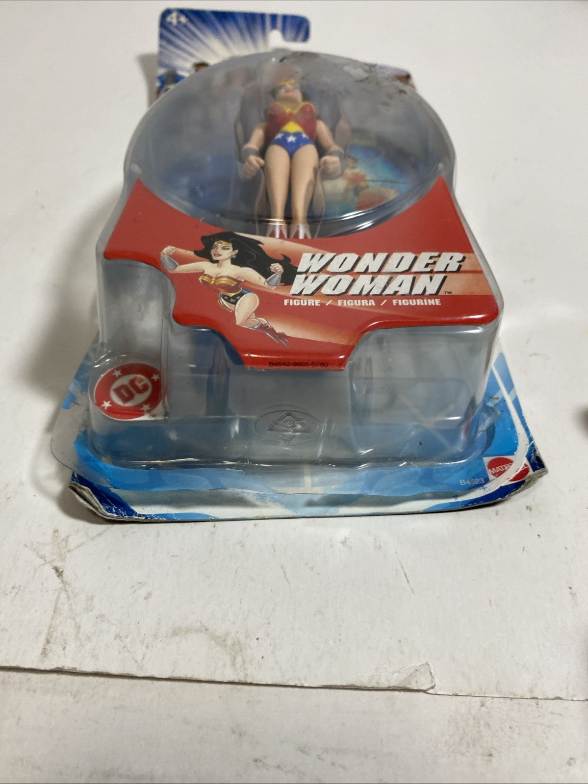 Justice League Animated Wonder Woman 4.5" Action Figure with stand - 2003 Mattel