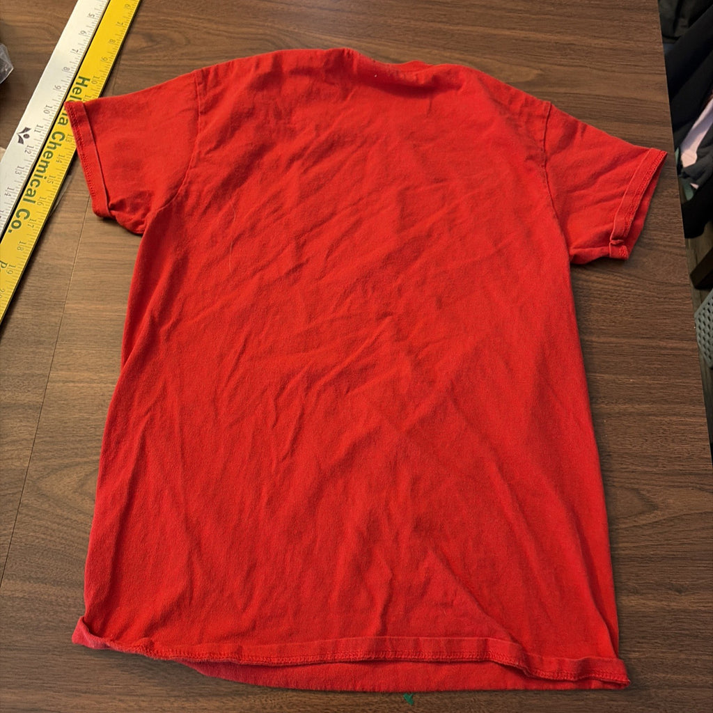 Campus One Size Small Wisconsin Badgers Red Graphic T-Shirt