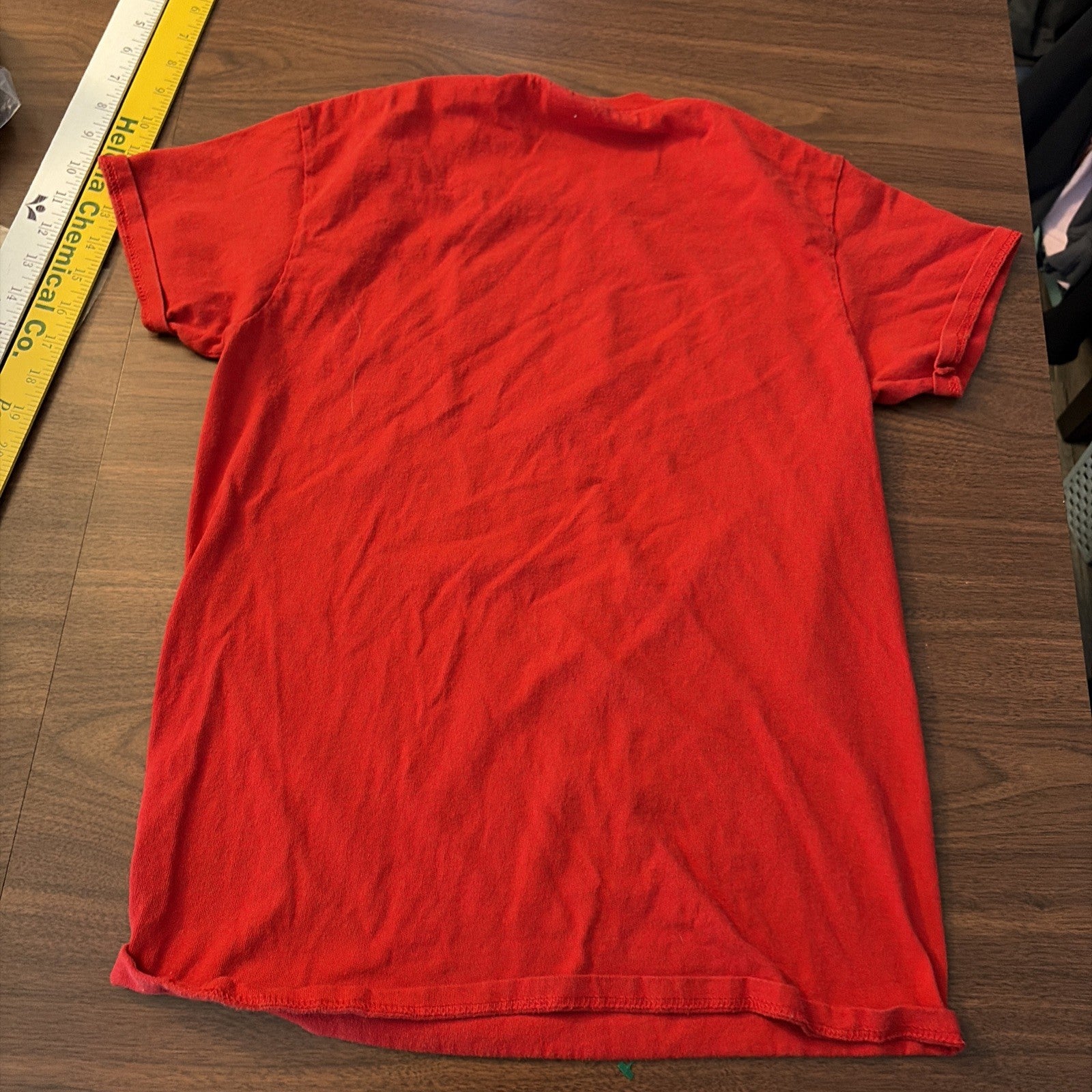 Campus One Size Small Wisconsin Badgers Red Graphic T-Shirt