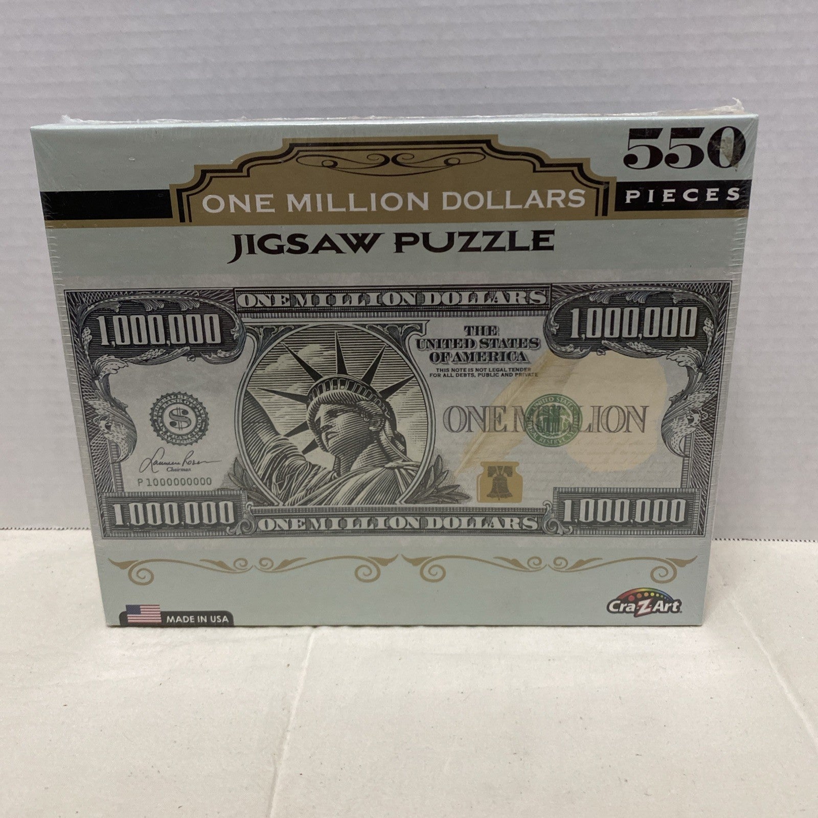 One Million Dollars jigsaw puzzle NEW 550 pieces