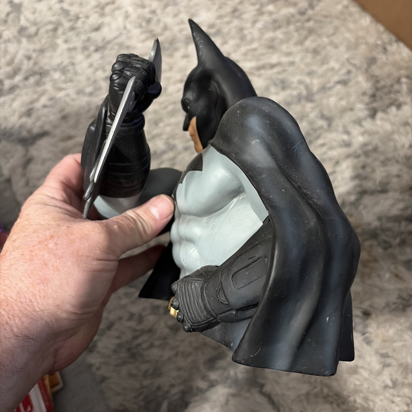 DC Comics Batman Arkham Asylum PX Bust Bank RARE