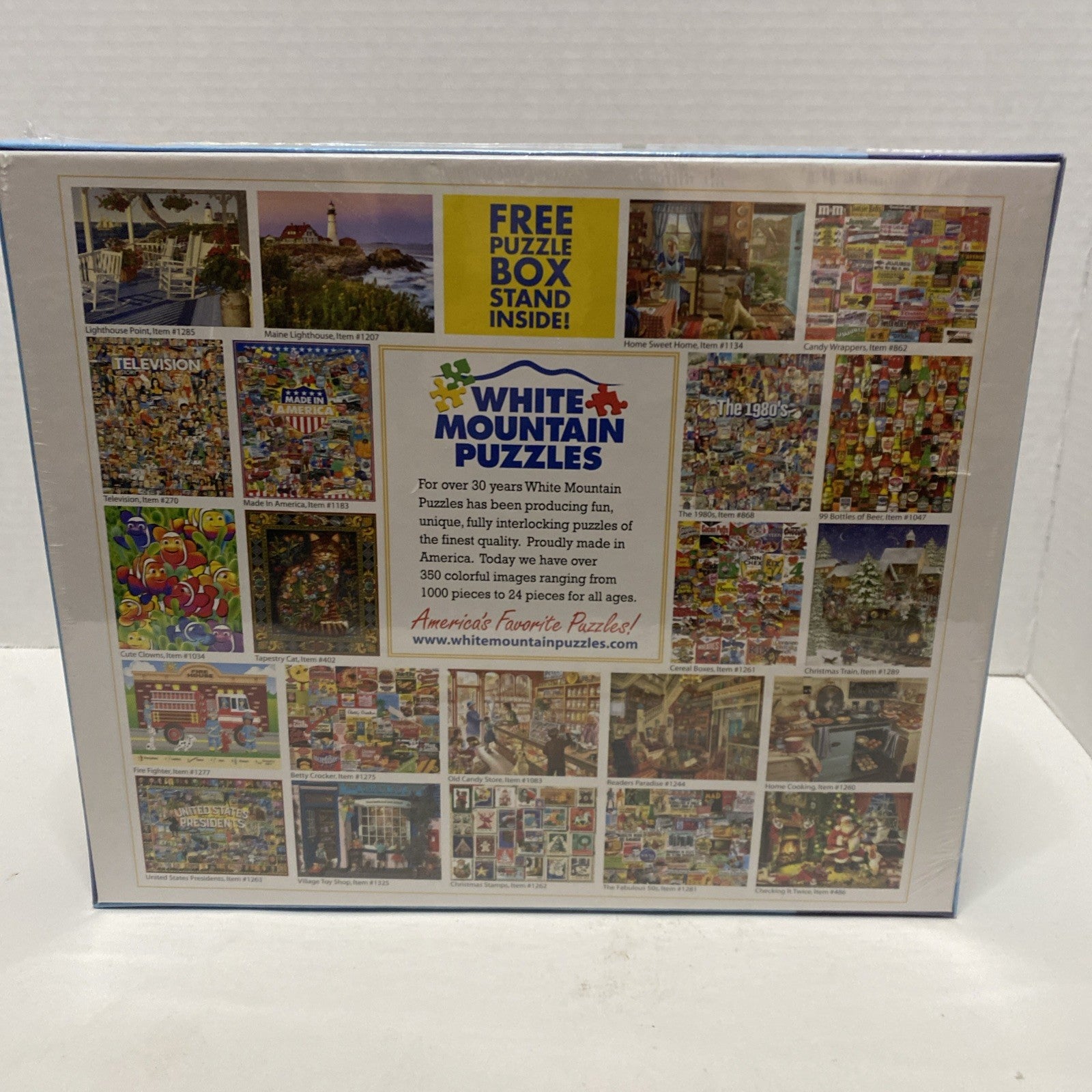 White Mountain-National Park Badges by Charlie Girard-1000 Pieces-New!