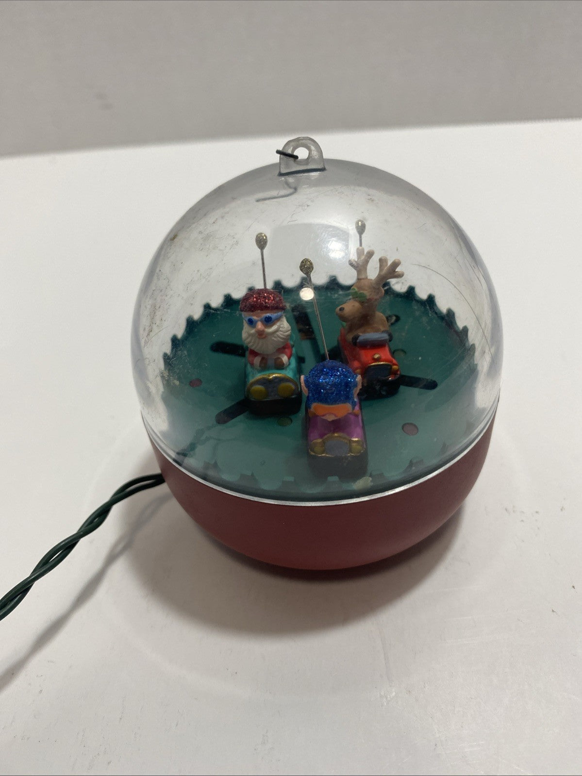 Hallmark Vintage 1991 Kringle's Bumper Cars Lights And Motion Keepsake Ornament