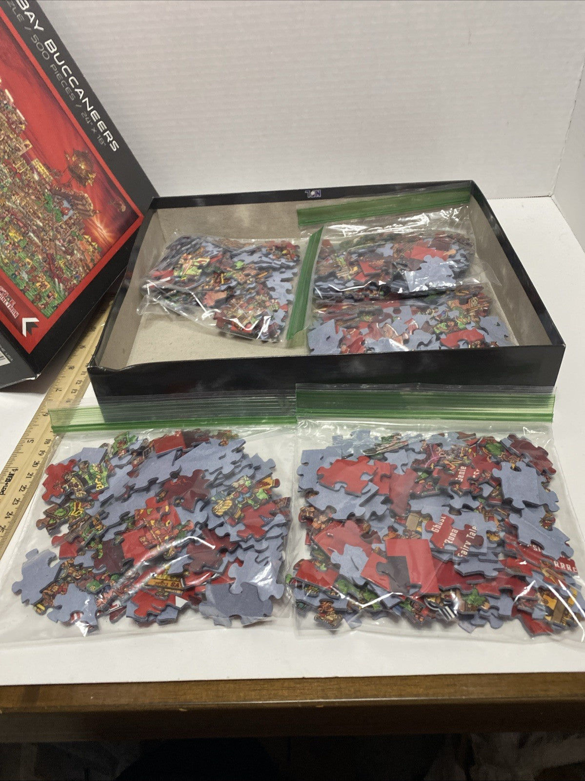 NFL Tampa Bay Buccaneers Search Jigsaw Puzzle 500 Pieces Find 20 Hidden Items