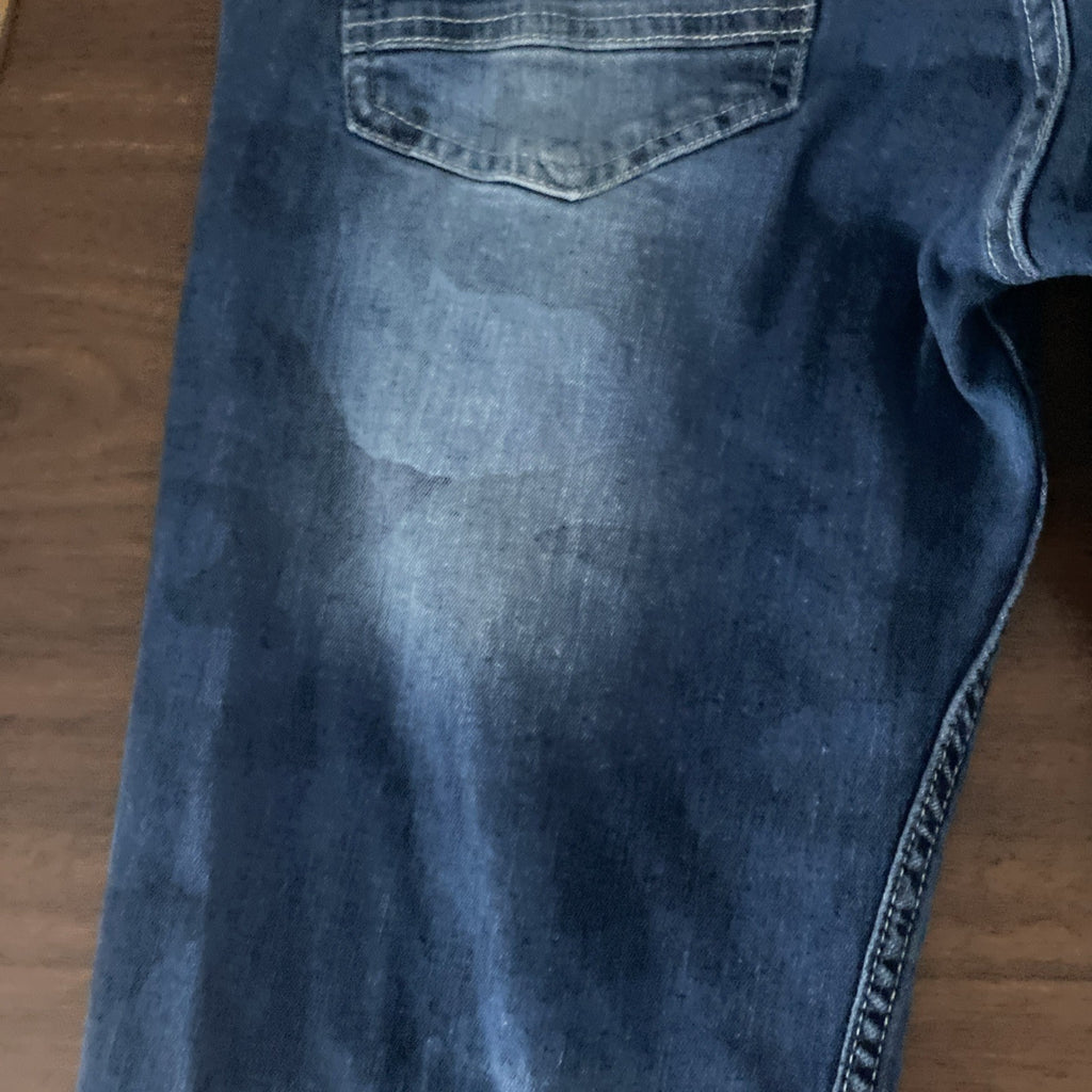 Echo unlimited size 34 skinny jeans black patch stressed jeans