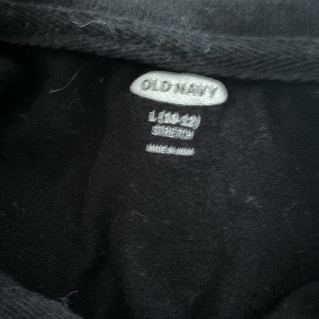 Old Navy Boys size large 10–12 black short sleeve polish shirt