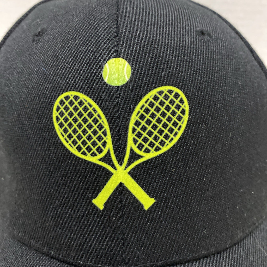 Sports tennis Adjustable black cap hat, tennis cap hat