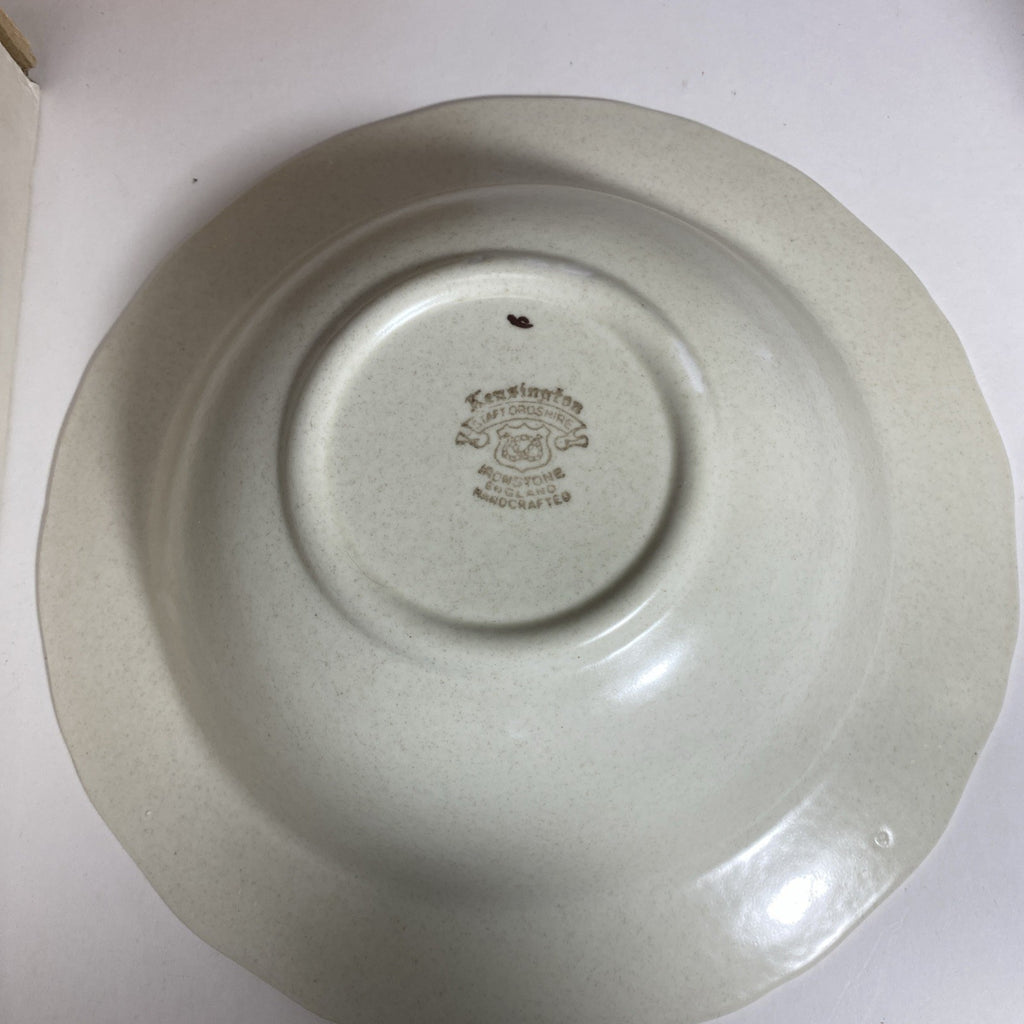 KENSINGTON STAFFORDSHIRE ENGLAND IRONSTONE CANTERBURY COVERED CASSEROLE