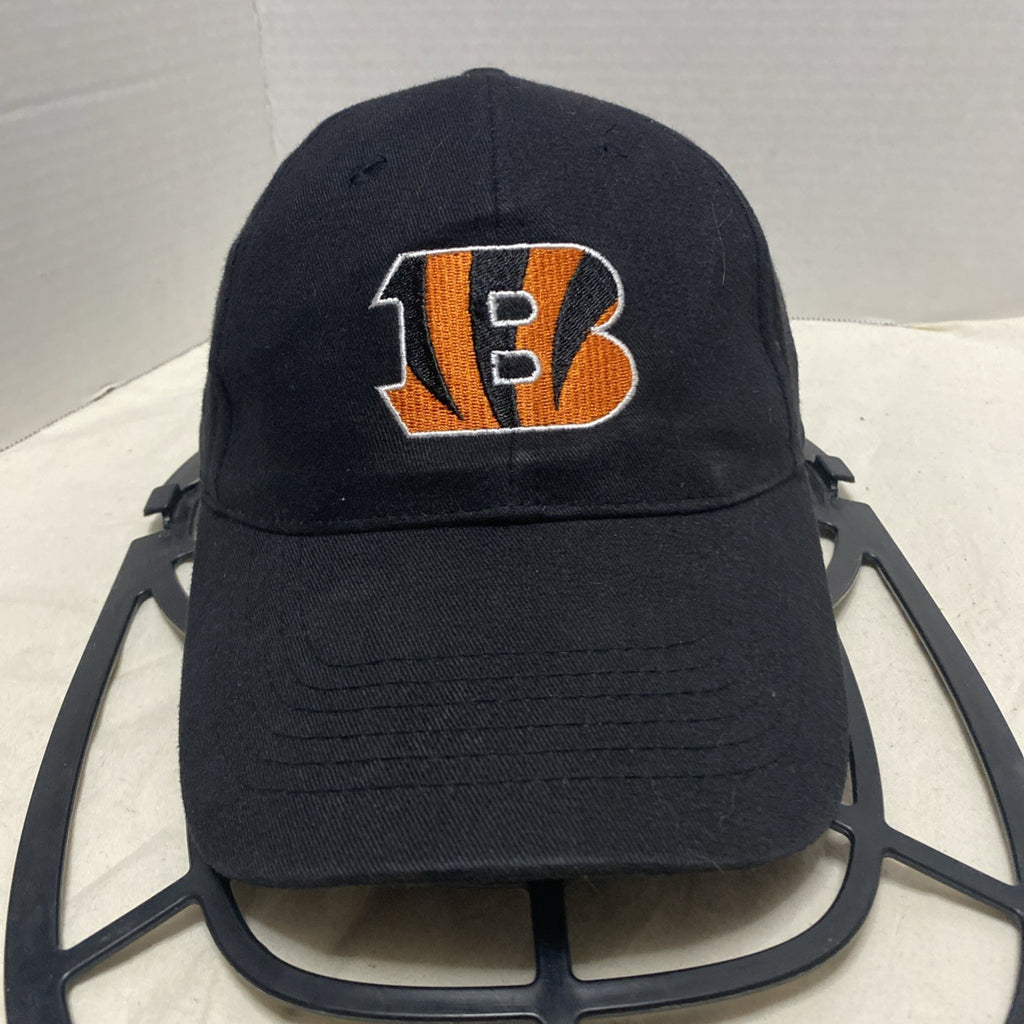 Cincinnati Bengals Black Adjustable Strap Hat