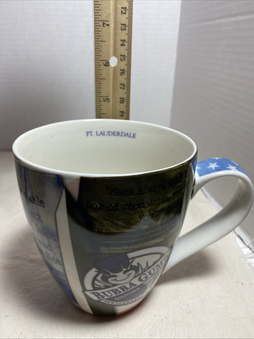 Vintage Bubba Gump Shrimp Co. Mug, Coffee Cup, Forrest Gump, Ft Lauderdale