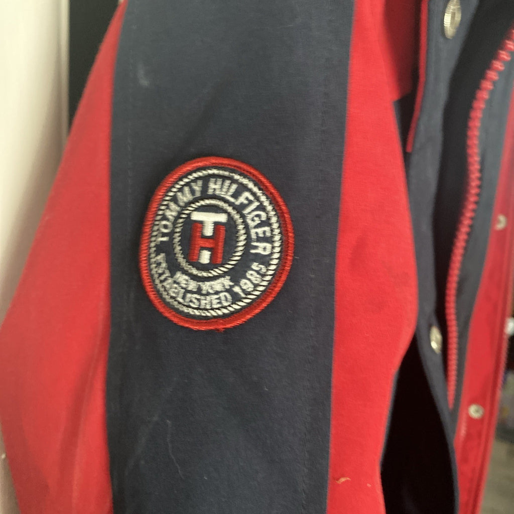 TOMMY HILFIGER Women's 3in1 All Weather System Jacket Navy/Red size Medium