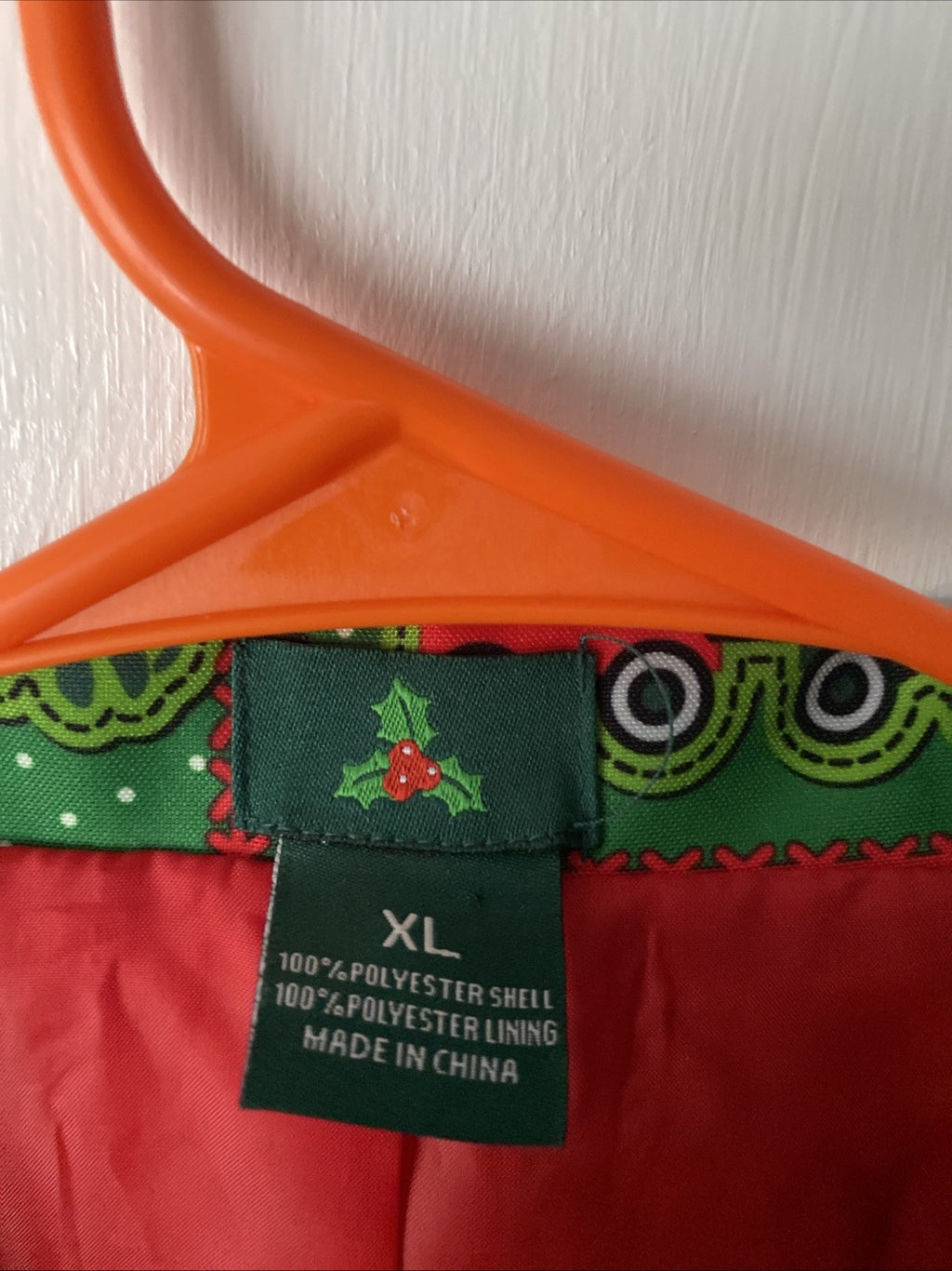 Men's Abominable Snowman Elf Cats Ugly Christmas Party Green Blazer Size XL