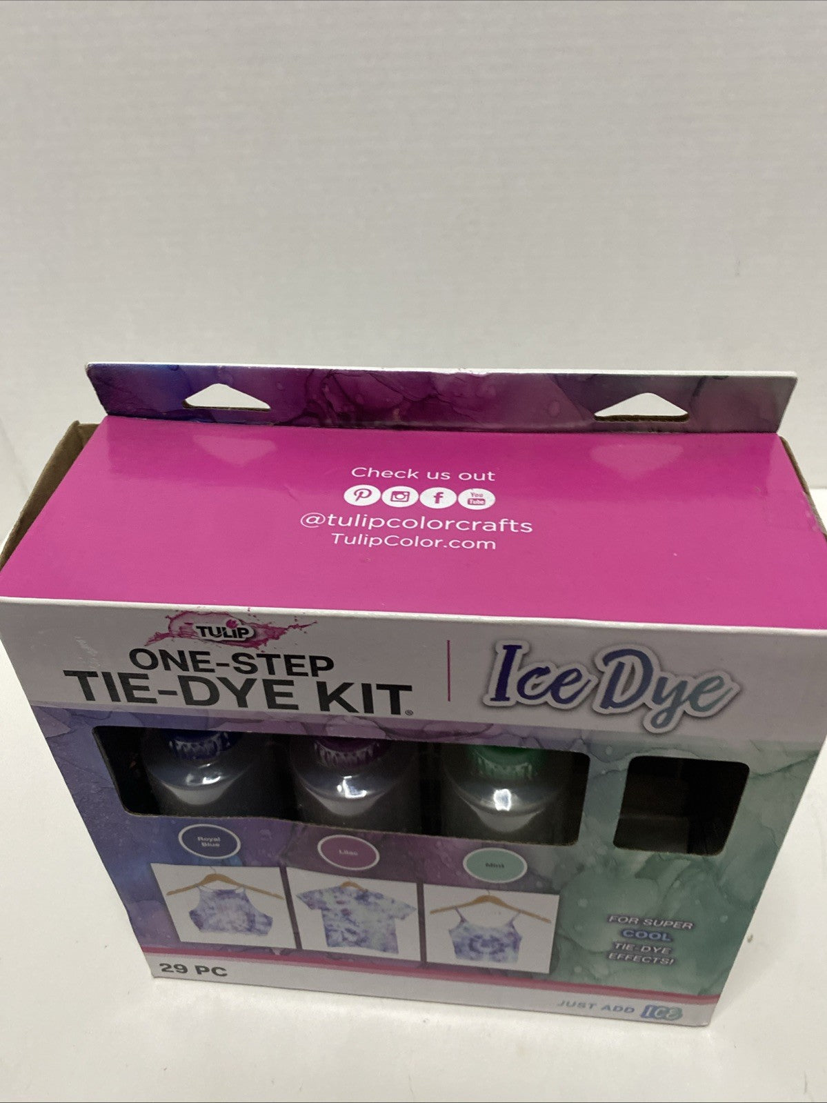 Tulip One-Step Tie-Dye Kit Ice Dye 3 colors BRAND NEW Super Cool Tie dye effects