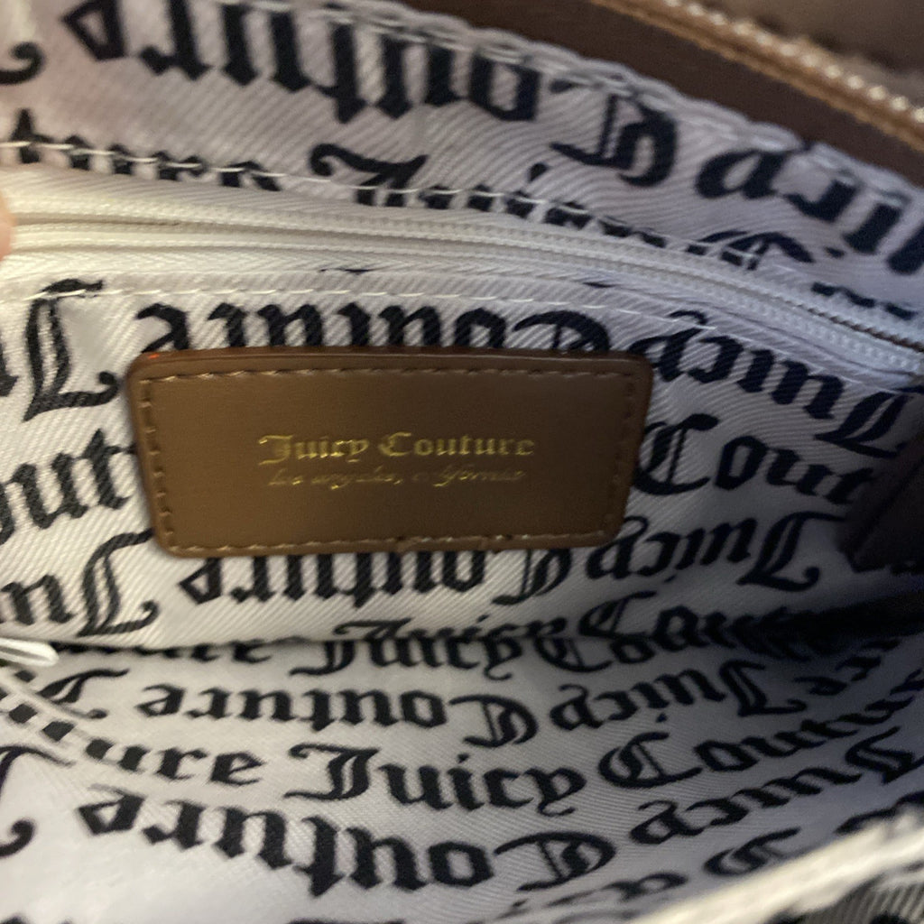 Juicy Couture Bag Shoulder Purse w/long Brown Leather Strap