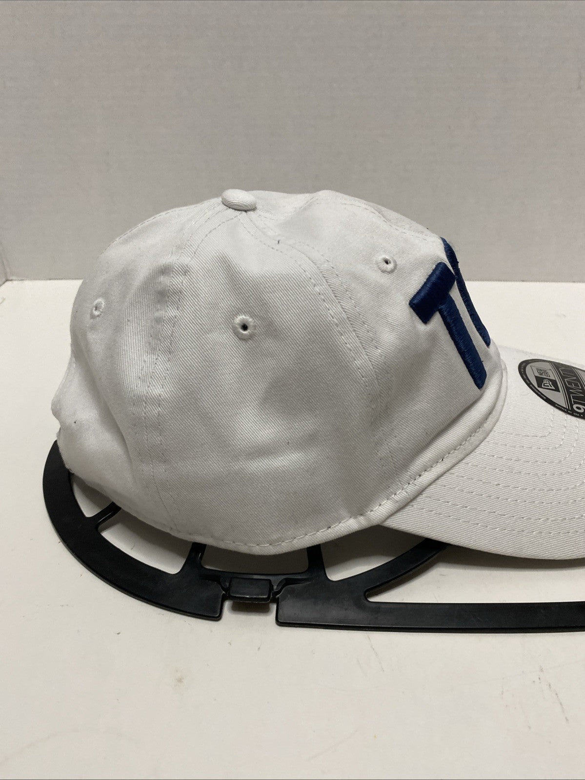 TOL White Baseball Cap Hat Adjustable