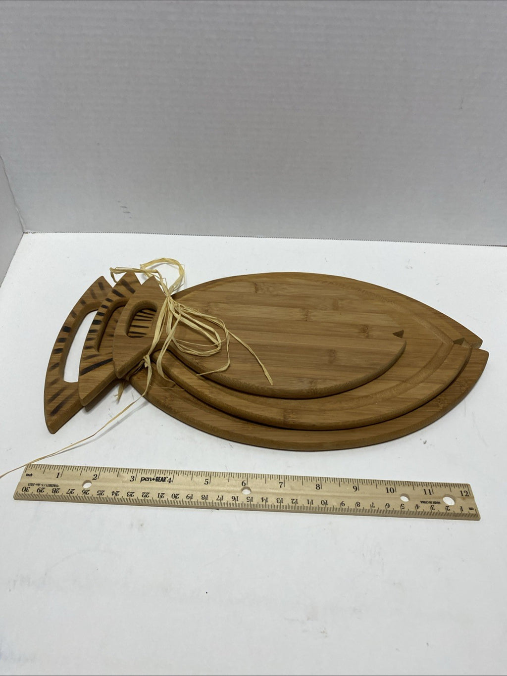 Fish Shaped Bamboo Serving Tray Platter Charcuterie/cutting Board - 3 Sizes