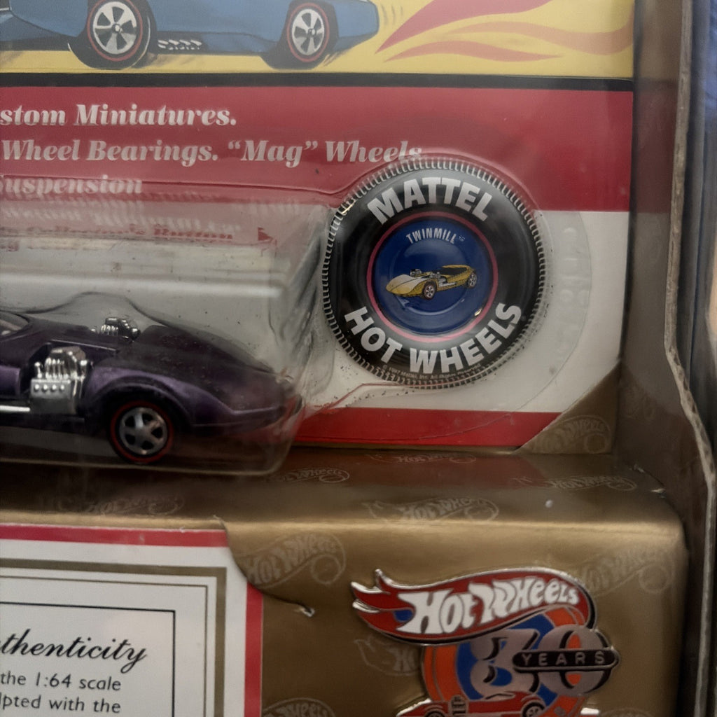 1:64 HW 30 Years 1969 Authentic Commemorative Replica Twinmill w/COA & Pin New