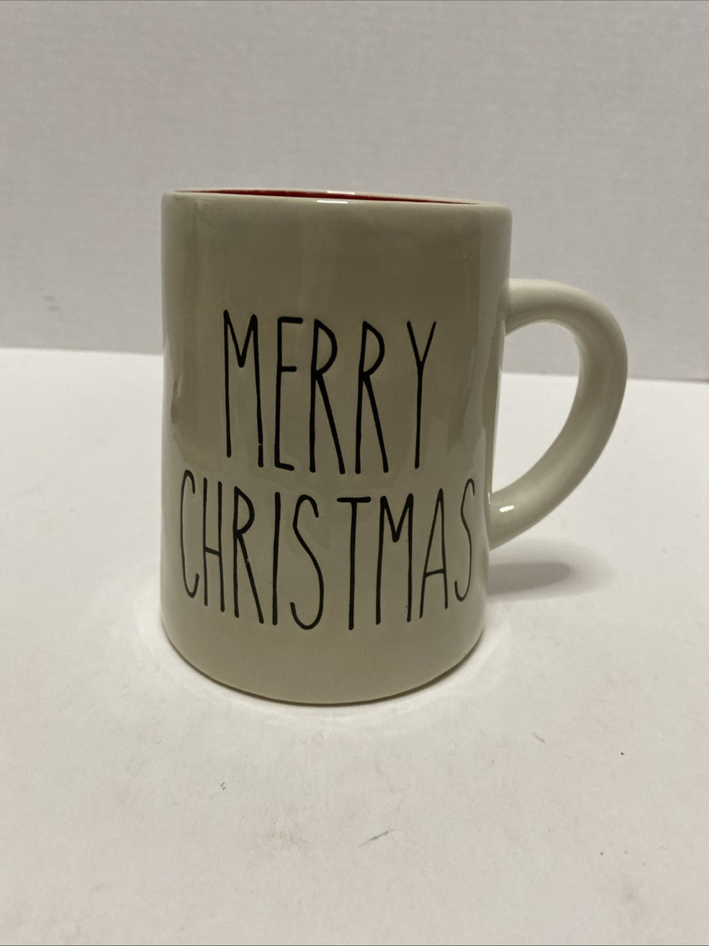 A Tyler - Merry Christmas ceramic coffee, tea cup/mug with Red  Inside