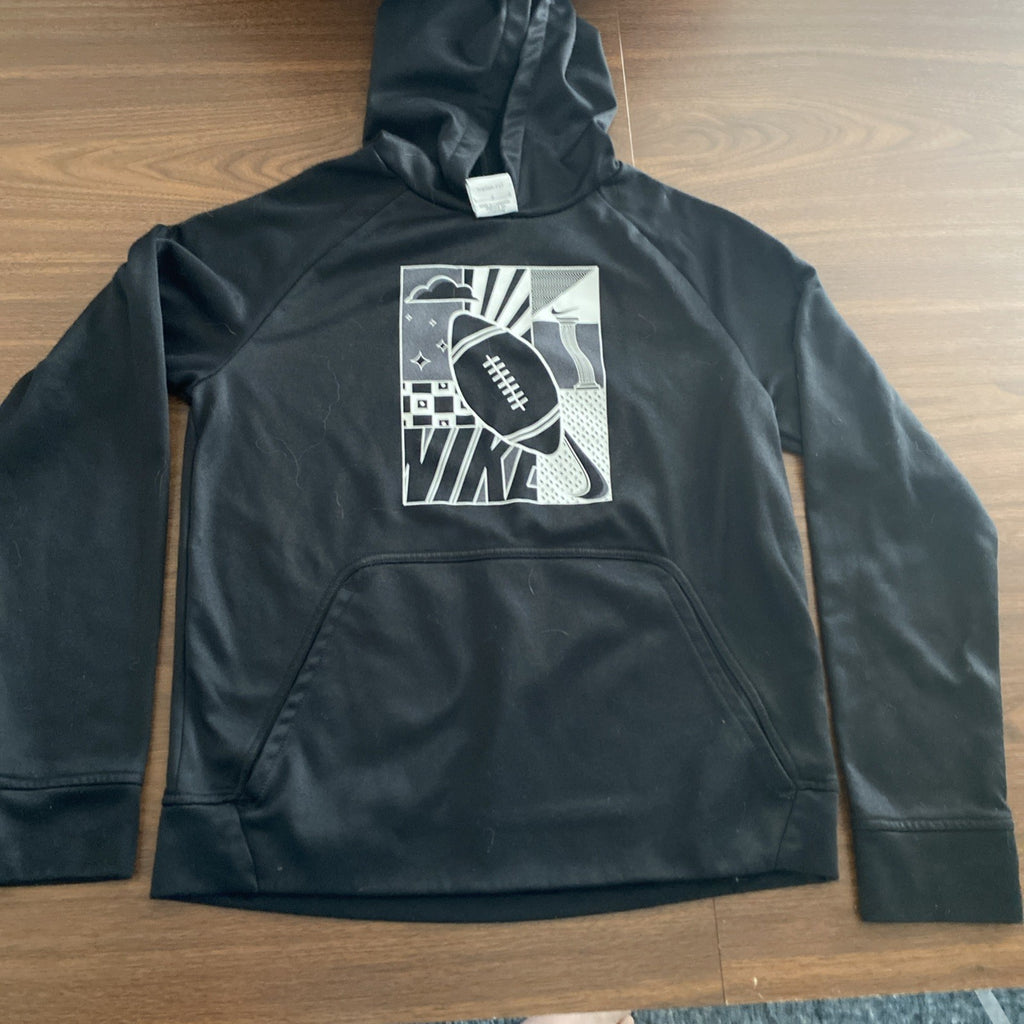 Nike Therma-Fit Hooded Long-Sleeve Pullover Youth Size Large Excellent Condition