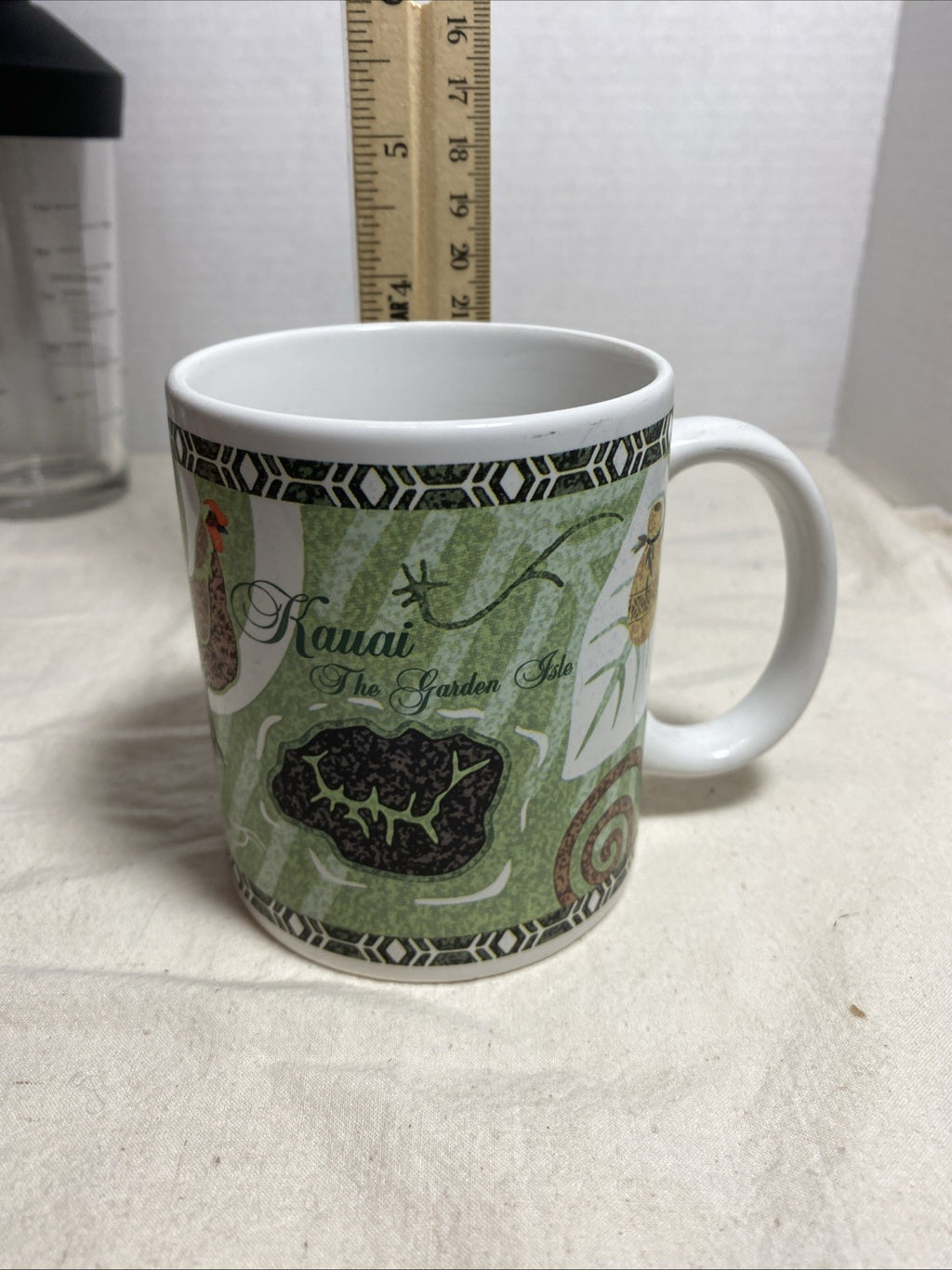 Island Heritage Kaua'i The Garden Isle Coffee Cup Mug 1999