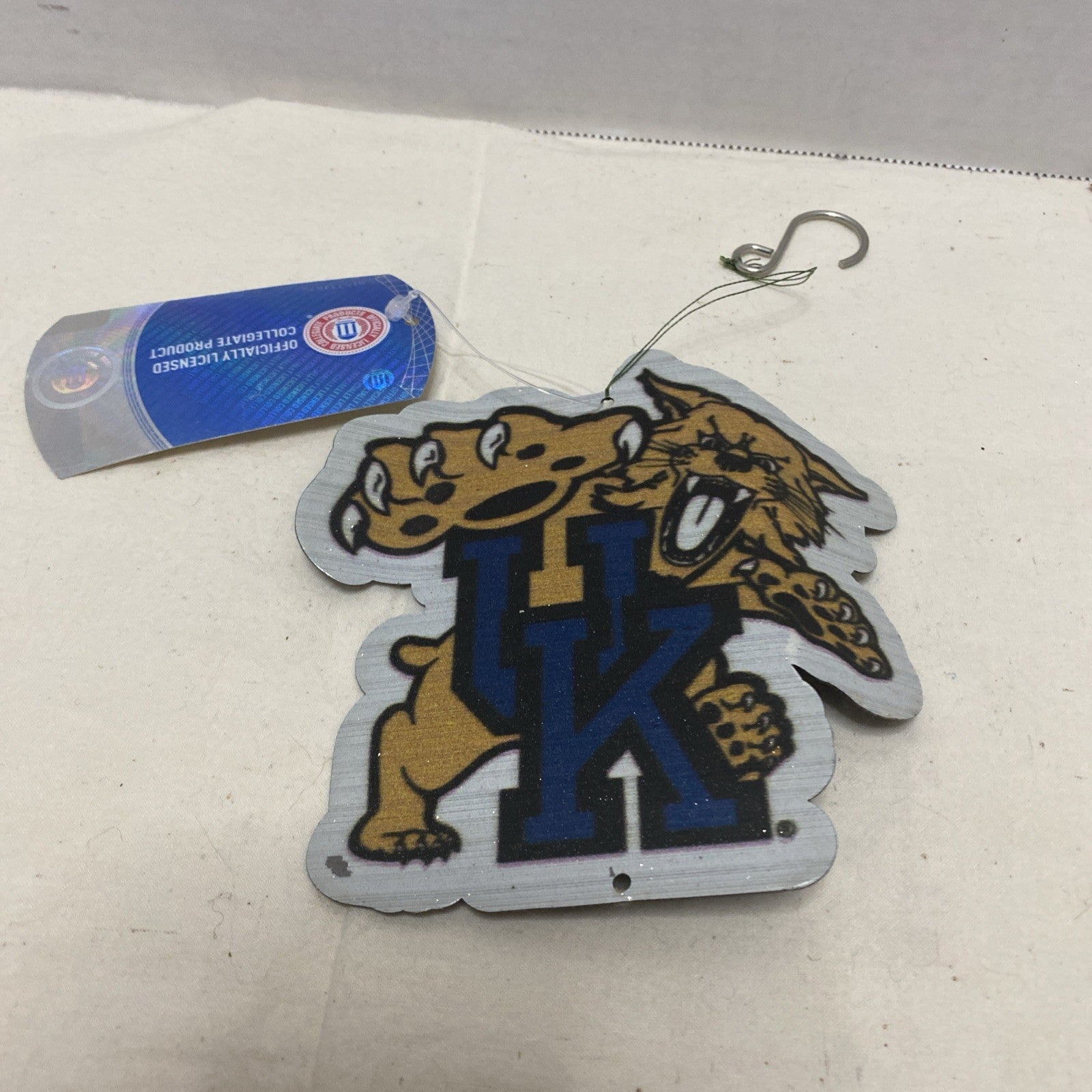 University of Kentucky WILDCATS UK with MASCOT Christmas Ornament