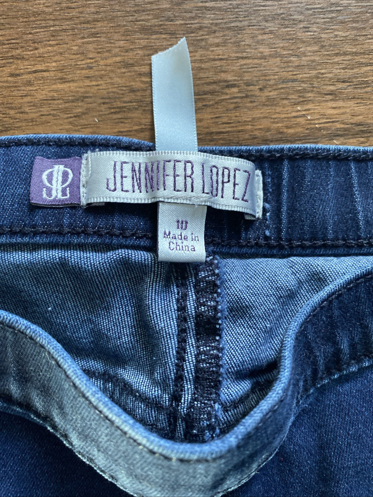 Jennifer Lopez 10 women’s stretch denim long pants free shipping