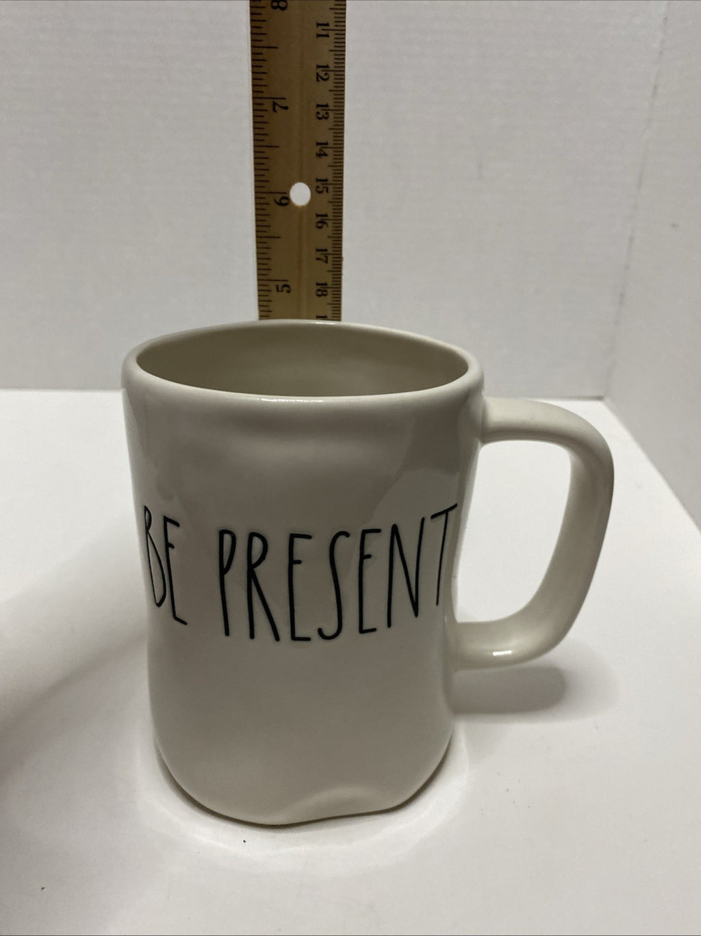 Rae Dunn BE PRESENT Artisan Collection by Magenta Ivory Mug