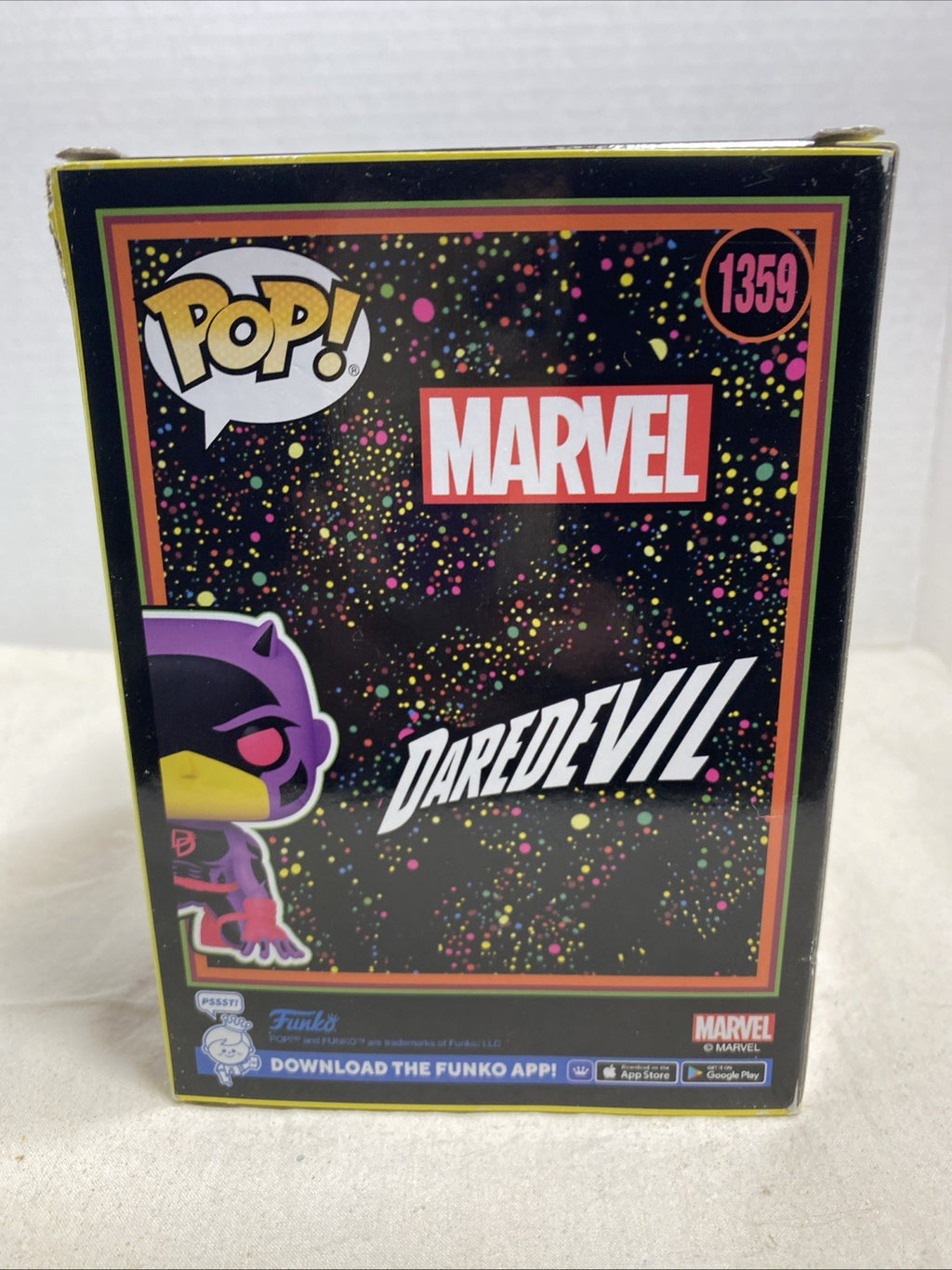 Funko Pop! Vinyl: Marvel - Daredevil (Black Light) - Target (Exclusive) #1359