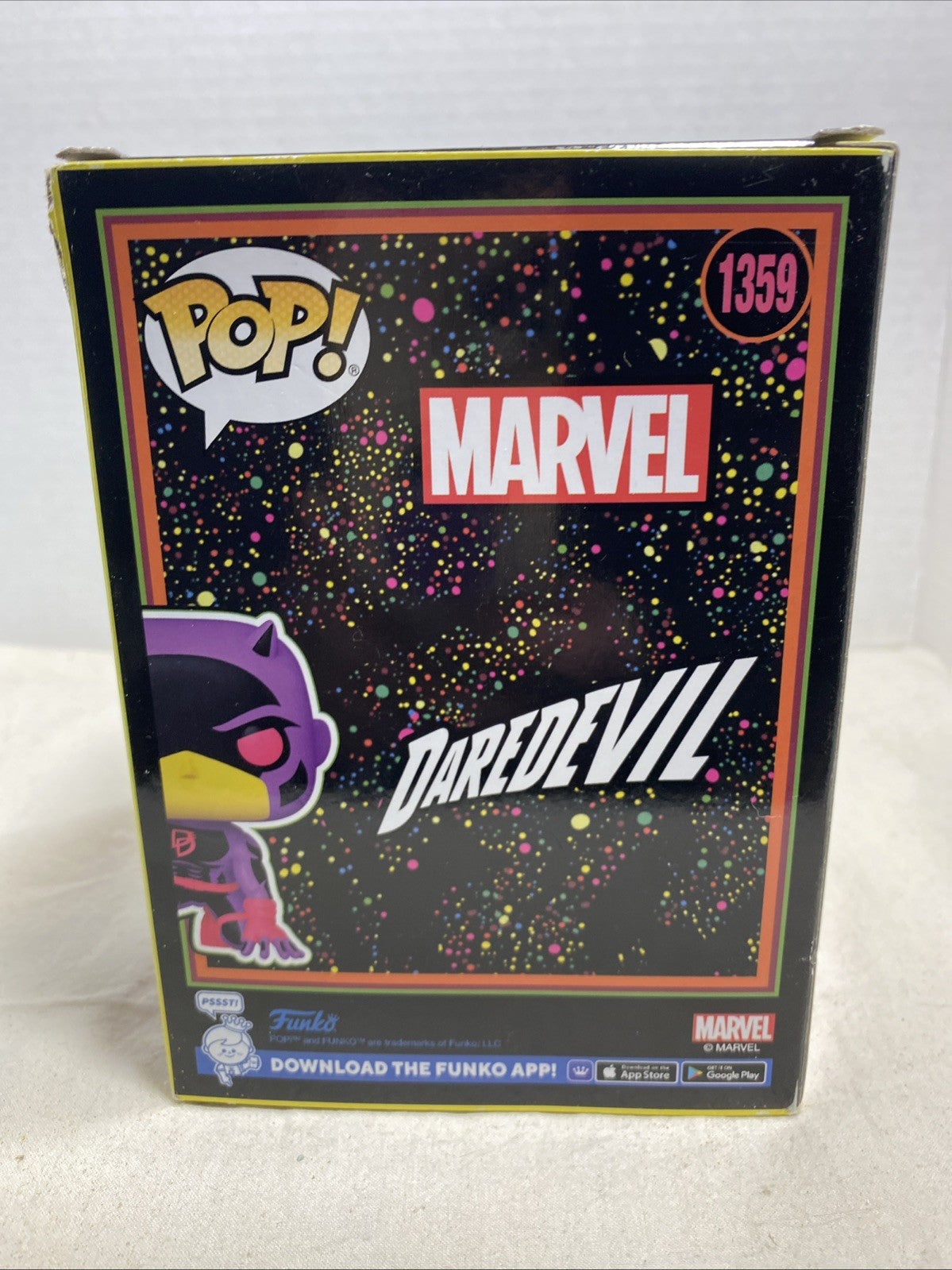Funko Pop! Vinyl: Marvel - Daredevil (Black Light) - Target (Exclusive) #1359