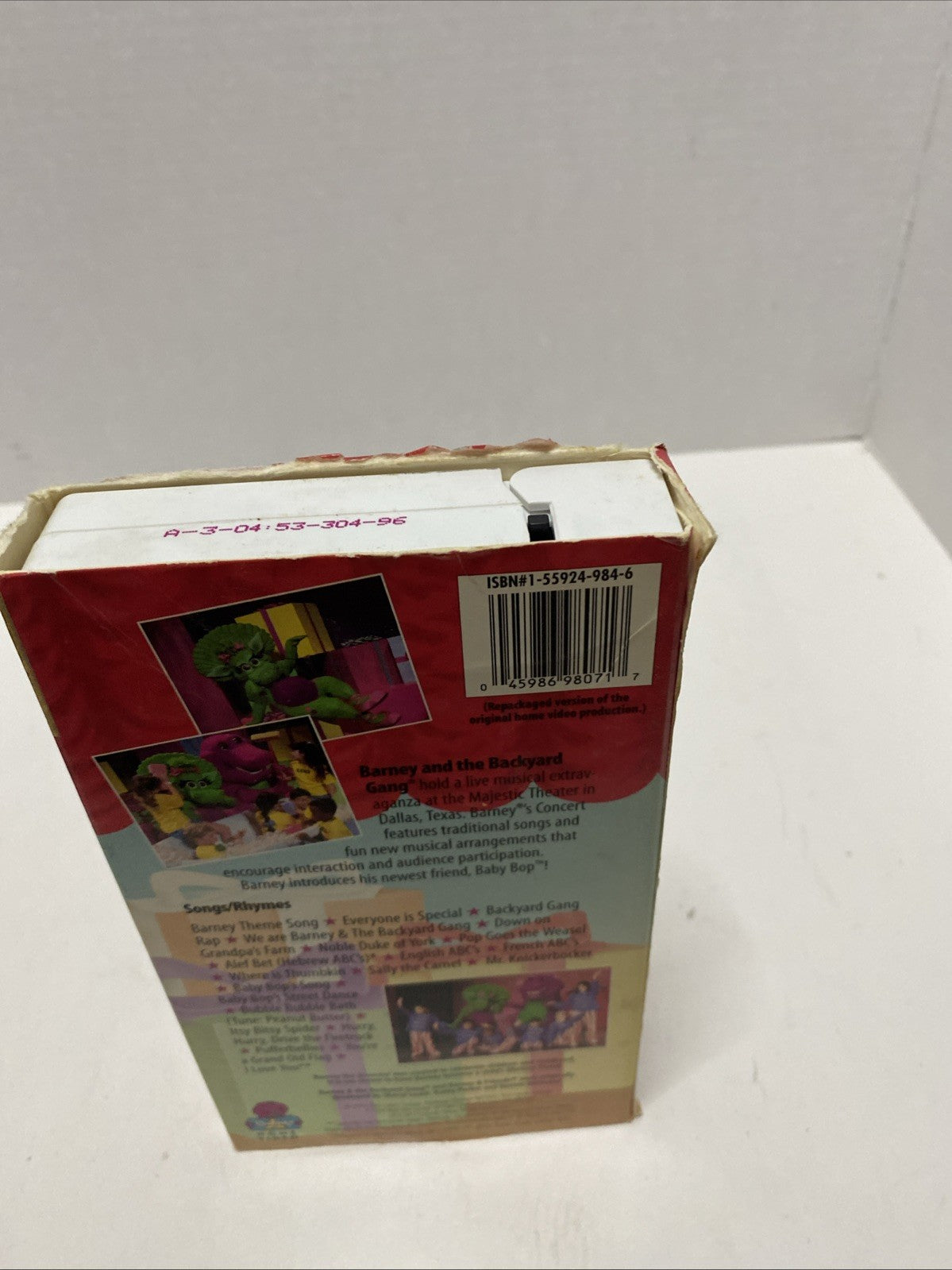 Barney - Barney in Concert (VHS) Classic Collection