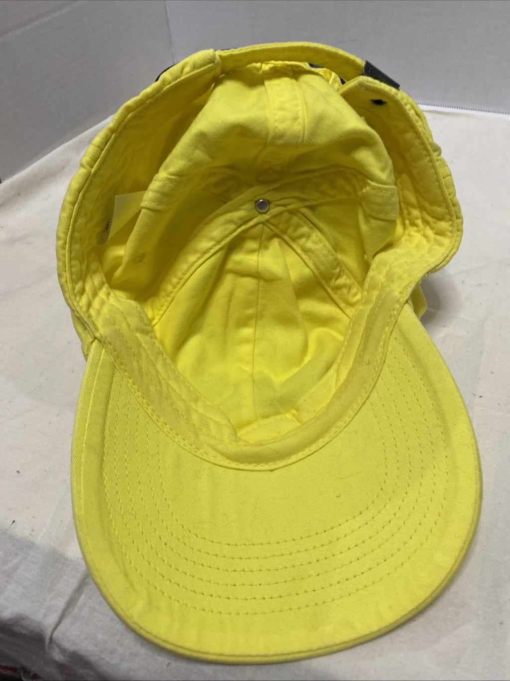 Brasil Hat Adult Mens Yellow Strap Back Cap Adjustable