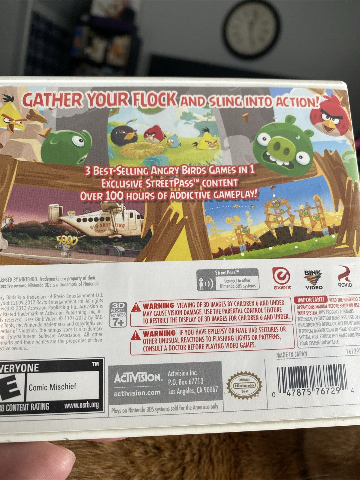 Angry Birds Trilogy (Nintendo 3DS, 2012)