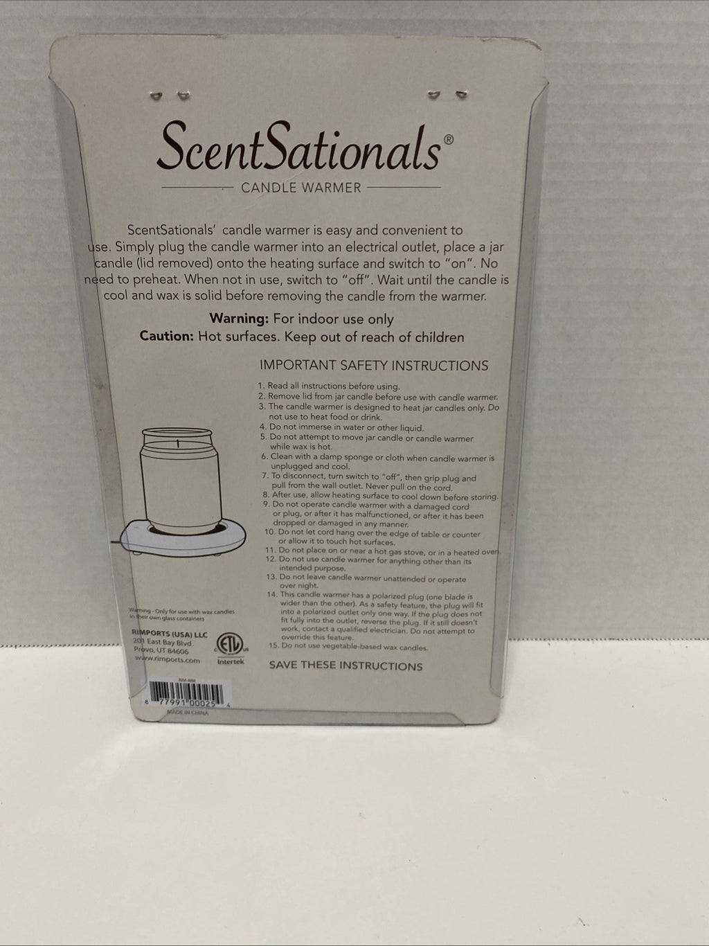ScentSationals Electric Candle Warmer