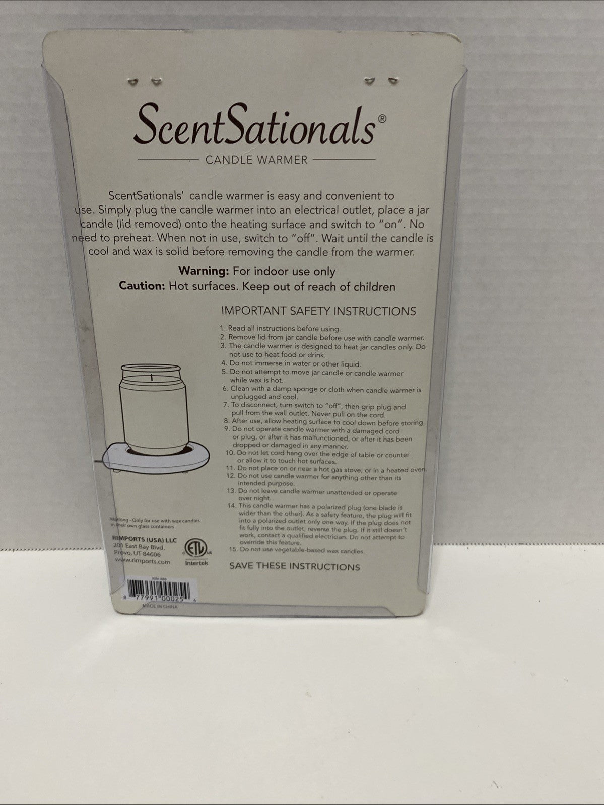 ScentSationals Electric Candle Warmer