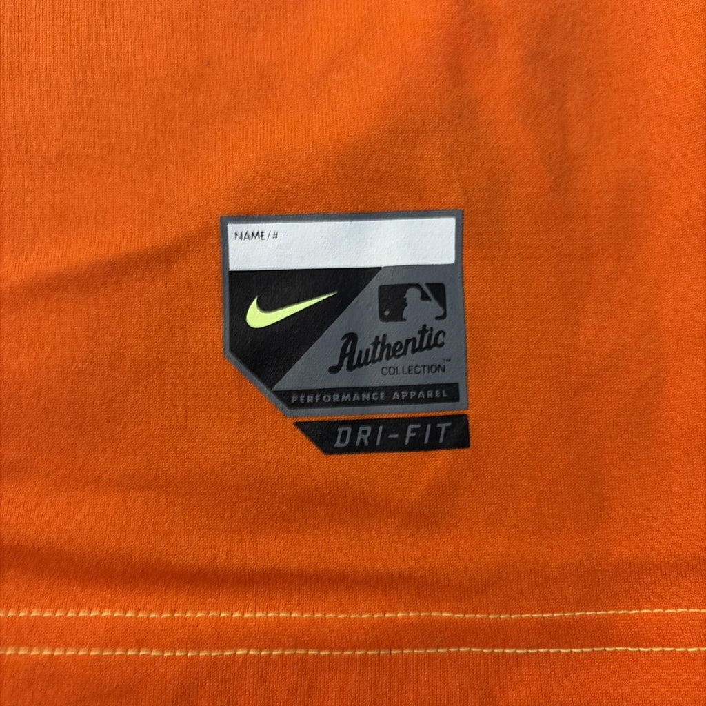 MLB Detroit Tigers T Shirt Adult XL Orange Nike Dri-Fit MLB Baseball Majors