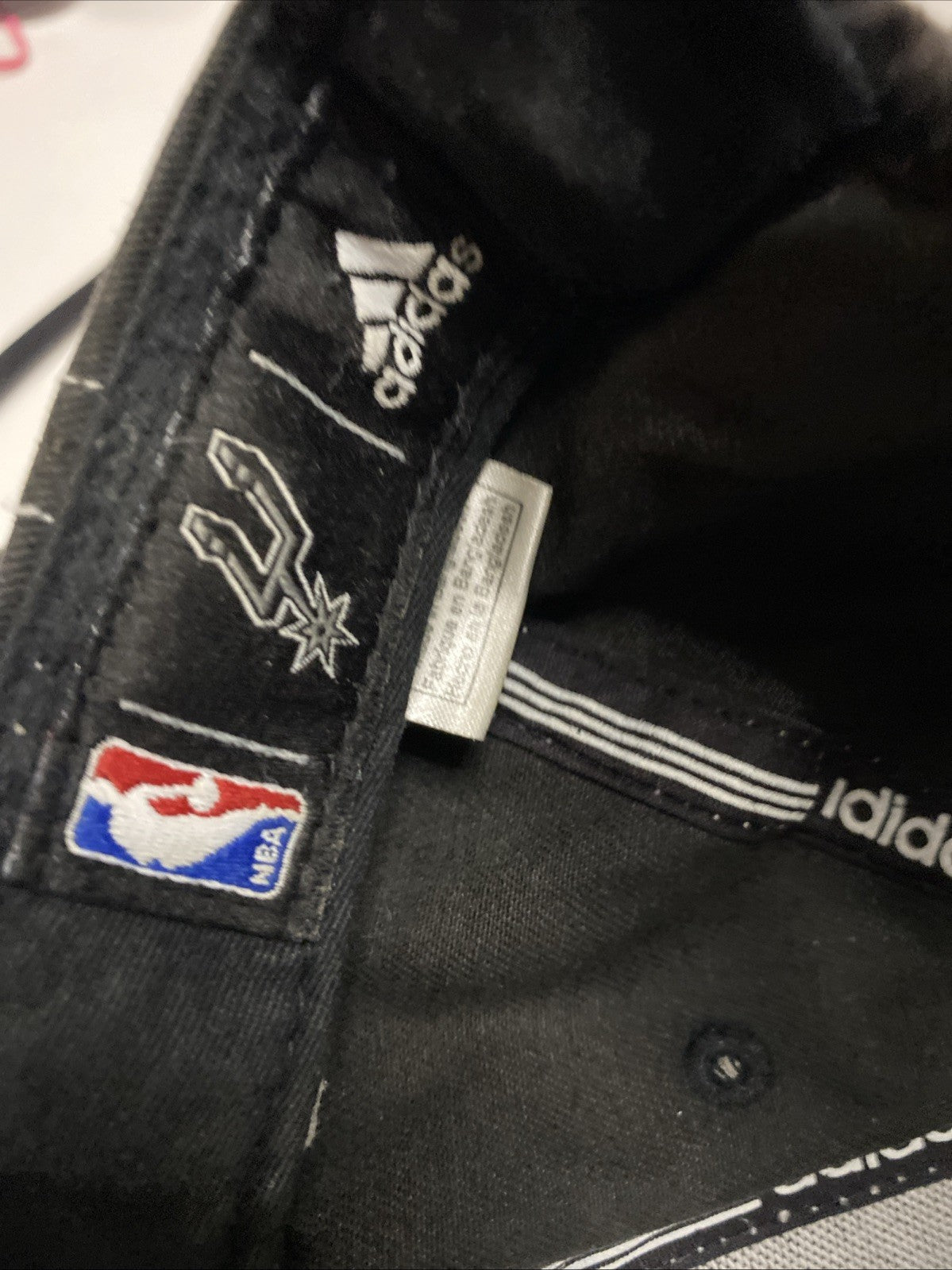 San Antonio Spurs Adidas Basketball NBA Hat Cap 2014 Gray