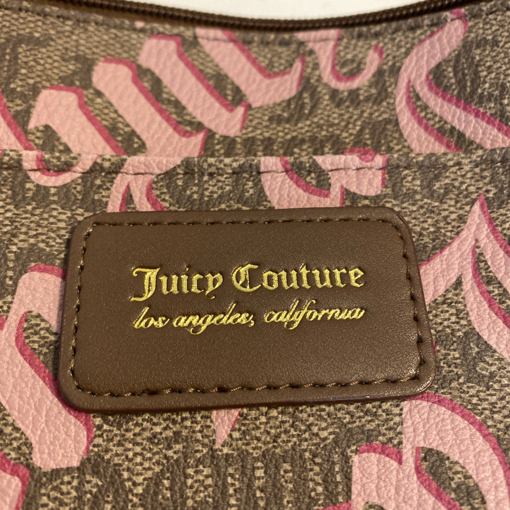 Juicy Couture Bag Shoulder Purse w/long Brown Leather Strap