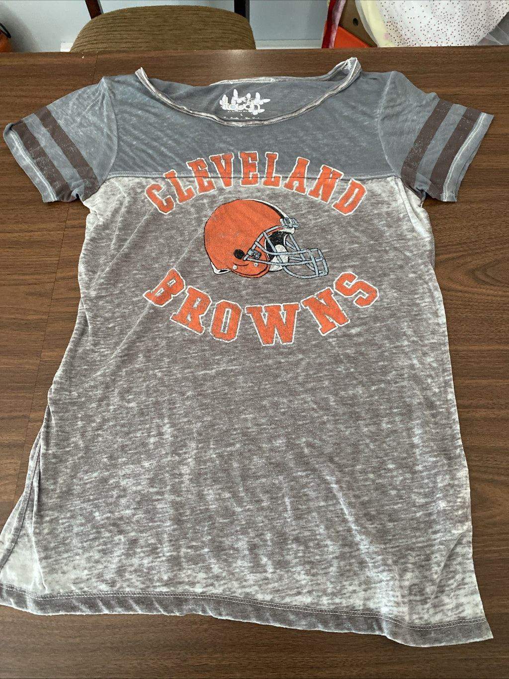 Touch large Cleveland Browns NFL women’s large short sleeve shirt free shipping