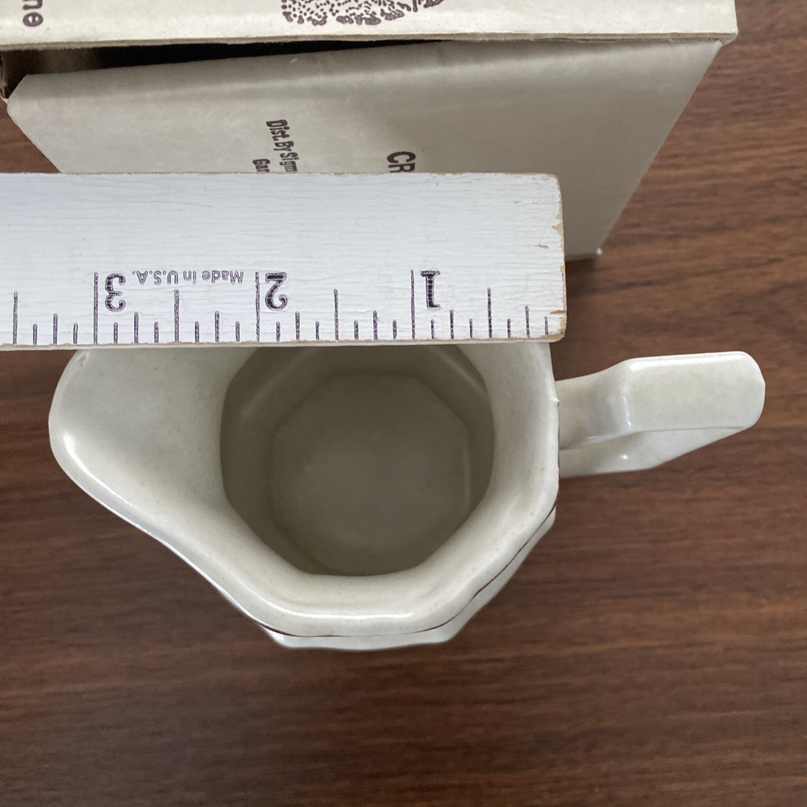 KENSINGTON STAFFORDSHIRE ENGLAND IRONSTONE CANTERBURY CREAMER